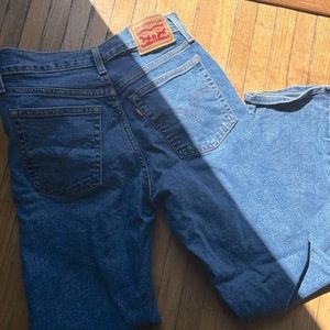 Levi Wedgie Straight Jeans